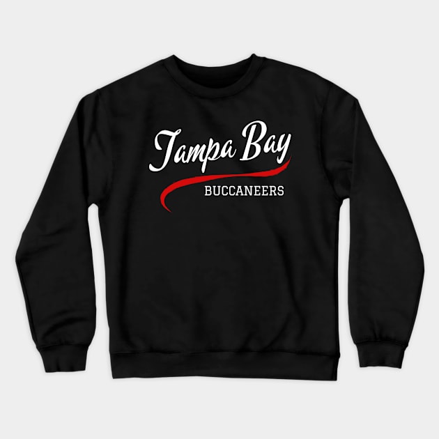 Tampa Bay Retro Wave Crewneck Sweatshirt by CityTeeDesigns